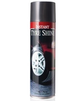 AT Home Instant Tyre Shine (350g) สเปรย์เคลือบเงา และปกป้องการเสื่อมสภาพ ของยางล้อรถยนต์ หลังจากที่ฉีดเข้าไปล้อรถจะวาวมัน สวยมากๆค่ะ