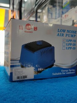 YAMANO LPP-10 ปั๊มลม 1000L/H (16.6 L/min) กำลังไฟฟ้า 10W.