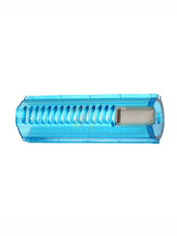 SUPER SHOOTER - FULL TEETH (1 STEEL) PISTON (CLEAR BLUE)