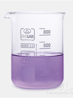 ISOLAB BEAKERS - glass - low form, 10-2000 ml