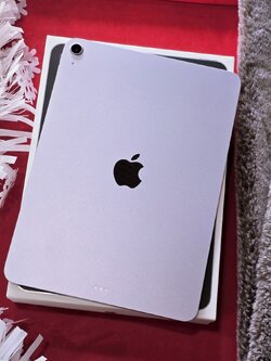 ✨️🌑 iPad Air 11-inch (M3) 128GB Purple Wi-Fi 🚀✨️ 🐯🍀 แบต97%❕️#Air7 (2025) #มีประกันศูนย์ ครบกล่องแท้ 🤍🌷