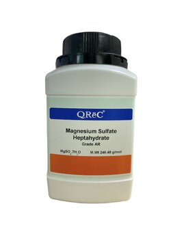 Magnesium Sulfate Heptahydrate AR Grade, 500 g -Qrec Newzealand