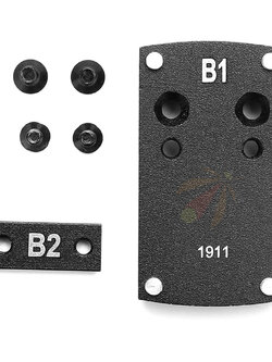 HOT Tactical Optics Plate Base Red Dot Sight B1 Fits 1911 Pistol Mount