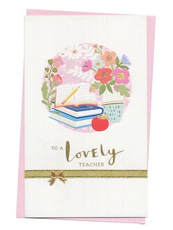 การ์ดอวยพรคุณครู To A Lovely Teacher