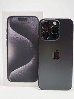 🖤iPhone 15 Pro 128GB Black Titanium🖤 😍#รุ่นยอดฮิต 15 Pro #ศูนย์แท้ สภาพดี ราคาสุดคุ้ม😍