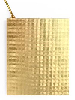 Gift Tag สีทองเรียบ