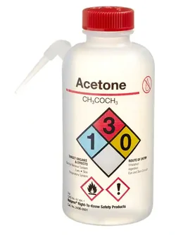 Nalgene™ Vented Unitary Right-to-Know LDPE Wash Bottles, 500 ml