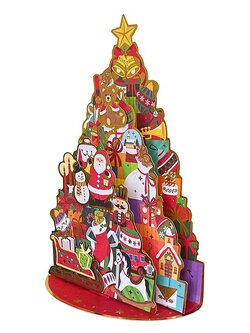 การ์ดคริสต์มาส Pop-Up สามมิติ Merry Christmas