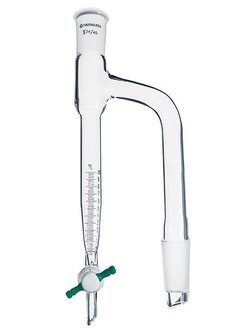 Distilling receivers with Stopcock