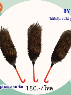 ไม้ปัดฝุ่นขนไก่ BY176 (ราคาต่อโหล)