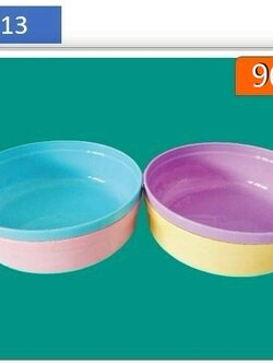 ขันกลม 22 ซม. 913 (ราคาต่อโหล)