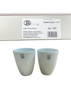 Crucible Porcelain ถ้วยเผากระเบื้องทนความร้อน 1000 องศา-Jipo Germany