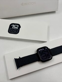 🖤 Apple Watch Series 10 GPS 46mm Jet Black 🖤 😎 #AW Series 10 สภาพดี ครบกล่อง แบต100% พร้อมประกันศูนย์‼️