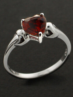 💍แหวนเงินแท้ 𝚅𝚎𝚗𝚞𝚜’𝚜 𝚛𝚒𝚗𝚐 แหวนหัวใจ ฝังพลอย Cubic zirconia (CZ)