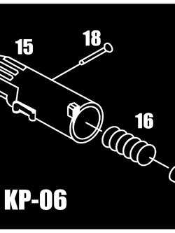 ZEUS KJW KP06 NO.015-018 CYLINDER