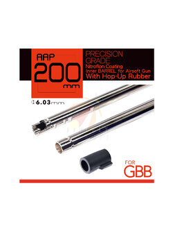 200mm UNICORN Nitroflon Coating 6.03MM Ultimate Precision Inner Barrel For AAP GBB