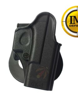 IMI One Piece Polymer Holster Glock 1 Black