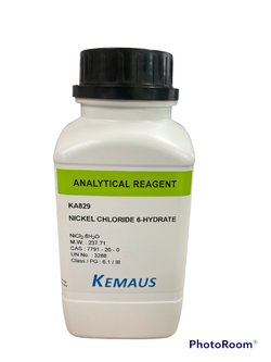 Nickel Chloride 6-Hydrate AR Grade, 500 g -Kemaus Australia