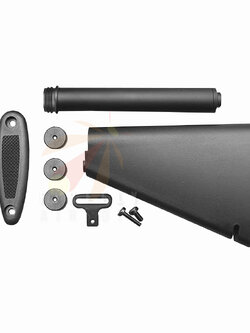 G&P WA/M4 Compatible HK416 Type Fixed Stock, BK