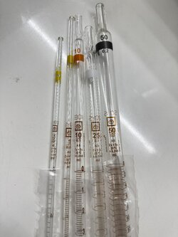 Pipette, Graduated Class A 0.1-50 ml Class A