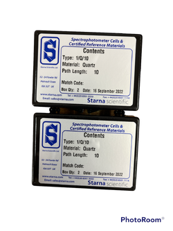 Cuvette, Quartz Cell Parth Length 10, 3.5 ml-Starna Scientific