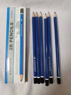 ดินสอแรเงา 2B Platinum (ราคาต่อโหล)