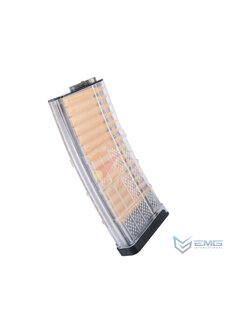 EMG 190rd Lancer Systems Licensed L5 AWM Airsoft Mid-Cap Magazines (Color: Clear / Single)