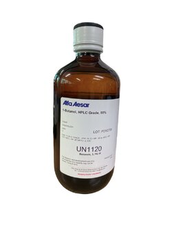 1-Butanol HPLC Grade 99%, 1 L -Alfa aesar