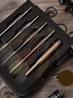 GUN POWER TOOL 5-Piece Multi-Pick Tool Kit - Dark Earth