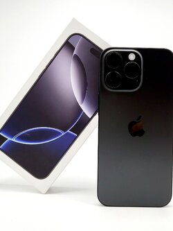 😎iPhone 16 Pro Max 256GB Black Titanium😎🖤#อย่าพลาด 16PM #แบต93% สภาพดี ครบกล่อง🖤