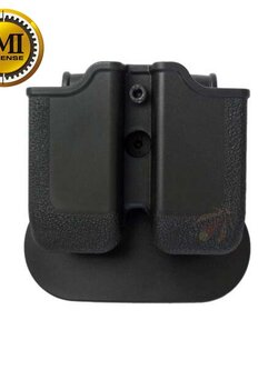 Double Magazine Pouch MP05 .45 ACP Magazines - BLACK