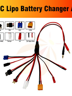 RC Lipo Charger Adapter Connector 8 สาย in 1 Octopus