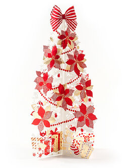 การ์ดคริสต์มาส ลายฉลุสามมิติ Merry Christmas