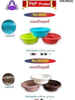 กะละมัง เดซี่ 9029 (ราคาต่อโหล)