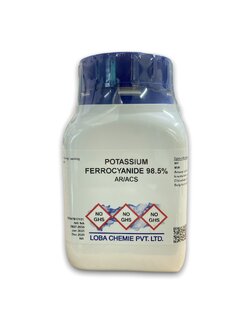 Potassium ferrocyanide 98.5% AR/ACS, 500 g - Loba