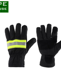 ถุงมือดับเพลิงภายนอกอาคาร สีดำ