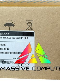 Massive Computer (ขาย จำหน่าย) HDD Hard Disk Server IBM,Lenovo Part # 00AR391 00AR323 IBM 600GB 15K SAS 12Gbps 2.5" GEN2 HOT SWAP HDD for V7000