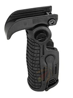 AABB AB163 Foldable Foregrip for Pictionary Rail (BLACK)