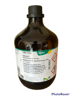 Hydrochloric Acid 37%,2.5 L -Merck
