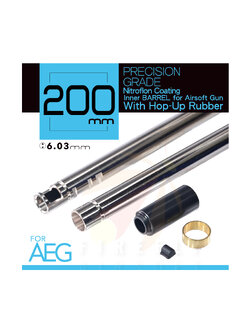 UNICORN 200mm Nitroflon Coating 6.03MM Ultimate Precision Inner Barrel For AEG