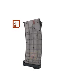 PTS TPM-AK Magazine For AEG AK Series 155rd - Translucent Black