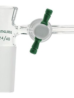 ADAPTERS, VACUUM FILTRATION, WITH PTFE STOPCOCKS