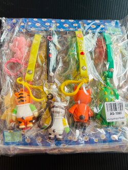 พวงกุญแจสายยางการ์ตูนแฟนซี AS-1065(ราคาต่อโหล)