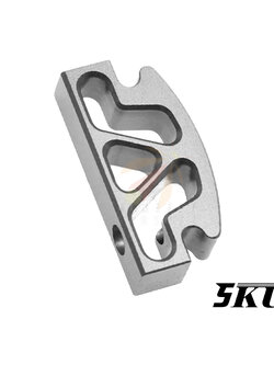 5KU Aluminum Moduler Trigger Shoe-B for Type-2 Base (SILVER)