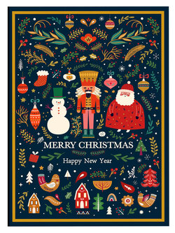 การ์ดคริสต์มาส Jumbo ขนาด A4