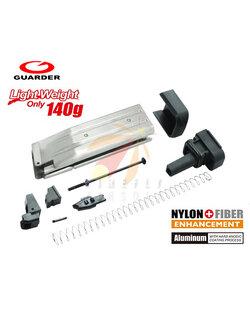 GUARDER CAPA-63(SV) Aluminum MAgazine Kit for MARUI HI-CAPA 5.1 Silver(No Marking)