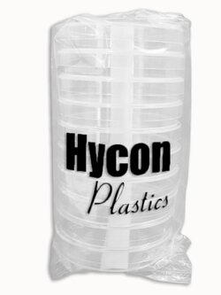 จานเพาะเชื้อพลาสติก ชนิดสเตอไรล์ ขนาด 15x90 มม, 500 คู่/แพ็ค