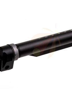 5KU-AK to M4 Stock Adapter with Stock Tube [For E&L AK AEG Series][25mm Hinge Ver.][BK]