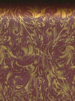 กระดาษห่อของขวัญ กระดาษคราฟ สีแดงเข้ม