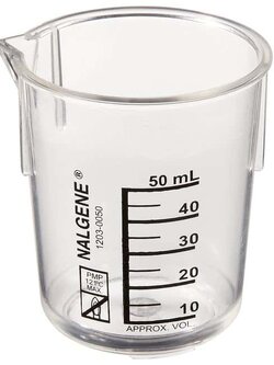 Nalgene™ PMP Griffin Low-Form Plastic Beakers, 50-2000 ml